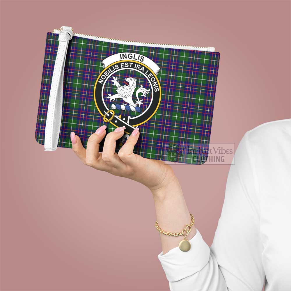 Tartan Vibes Clothing Inglis Family Crest Tartan Clutch Bag