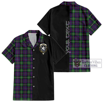 Inglis Tartan Hawaiian Shirt with Family Crest and Half Of Me Style Kid - Tartan Vibes Clothing