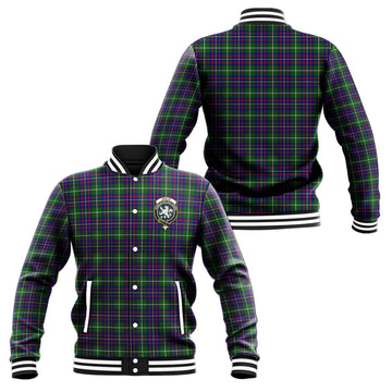 Inglis Tartan Baseball Jacket with Family Crest Unisex - Tartan Vibes Clothing