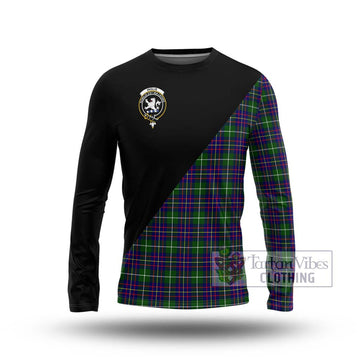Inglis Tartan Long Sleeve T-Shirt with Family Crest and Military Logo Style Unisex - Tartan Vibes Clothing