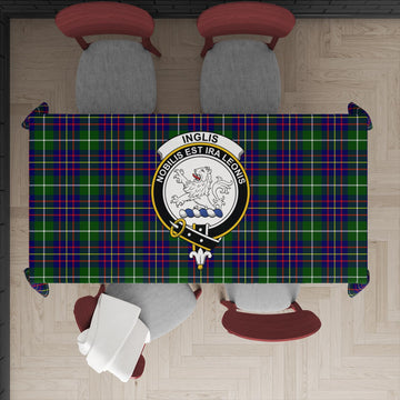 Inglis Tartan Tablecloth with Family Crest XL 57.1"x70.9"(145x180cm) - Tartan Vibes Clothing