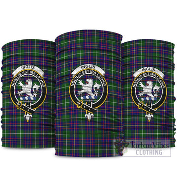 Inglis Tartan Neck Gaiters, Tartan Bandanas, Tartan Head Band with Family Crest package One Size - Tartan Vibes Clothing