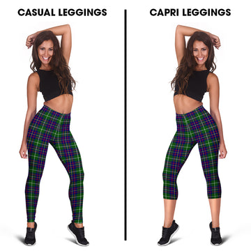 Inglis Tartan Womens Leggings Capri Leggings - Tartan Vibes Clothing