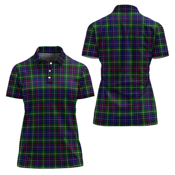 Inglis Modern Tartan Polo Shirt For Women