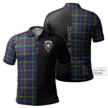 Inglis Tartan Polo Shirt with Family Crest and Half Of Me Style Kid - Tartan Vibes Clothing