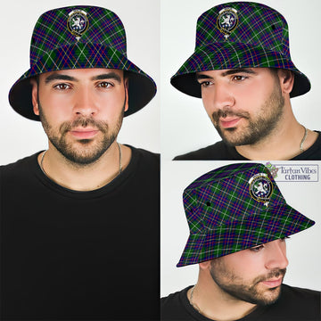 Inglis Tartan Bucket Hat with Family Crest Bucket Hat One Size - Tartan Vibes Clothing