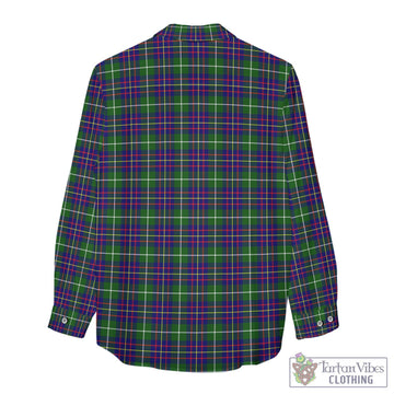Inglis Tartan Women's Casual Shirt with Family Crest - Tartan Vibes Clothing