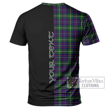 Inglis Tartan T-Shirt with Family Crest and Half Of Me Style