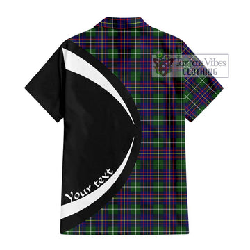 Inglis Tartan Hawaiian Shirt with Family Crest Circle Style - Tartan Vibes Clothing