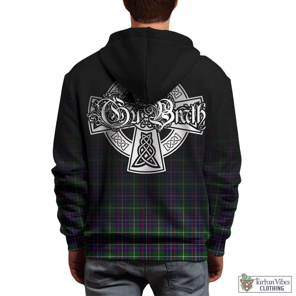 Inglis Tartan Hoodie Featuring Alba Gu Brath Family Crest Celtic Inspired - Tartan Vibes Clothing