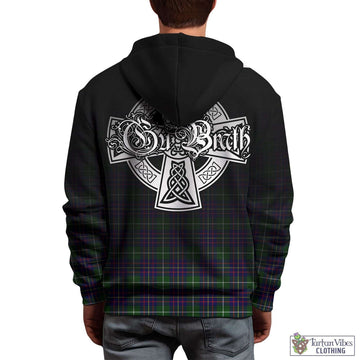 Inglis Tartan Hoodie Featuring Alba Gu Brath Family Crest Celtic Inspired - Tartan Vibes Clothing