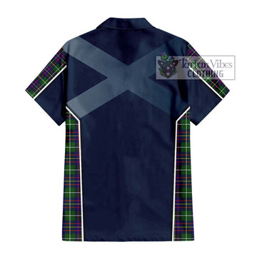 Inglis Tartan Hawaiian Shirt with Family Crest and Lion Rampant Vibes Sport Style - Tartan Vibes Clothing