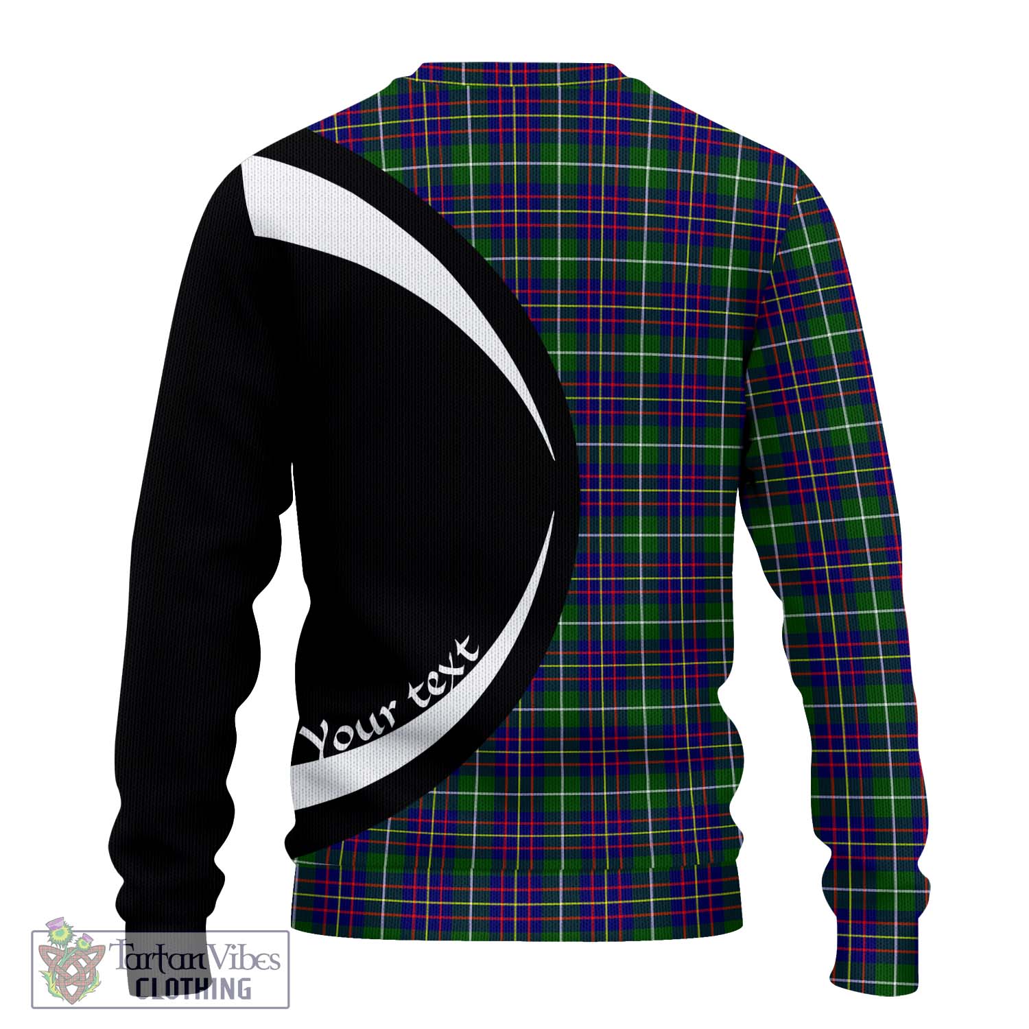 Inglis Tartan Ugly Sweater with Family Crest Circle Style - Tartan Vibes Clothing