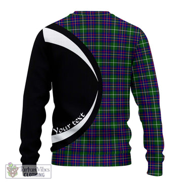 Inglis Tartan Ugly Sweater with Family Crest Circle Style - Tartan Vibes Clothing