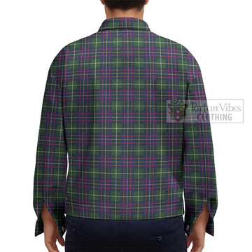 Inglis Tartan Unisex Lapel Cotton Jacket - Tartan Vibes Clothing