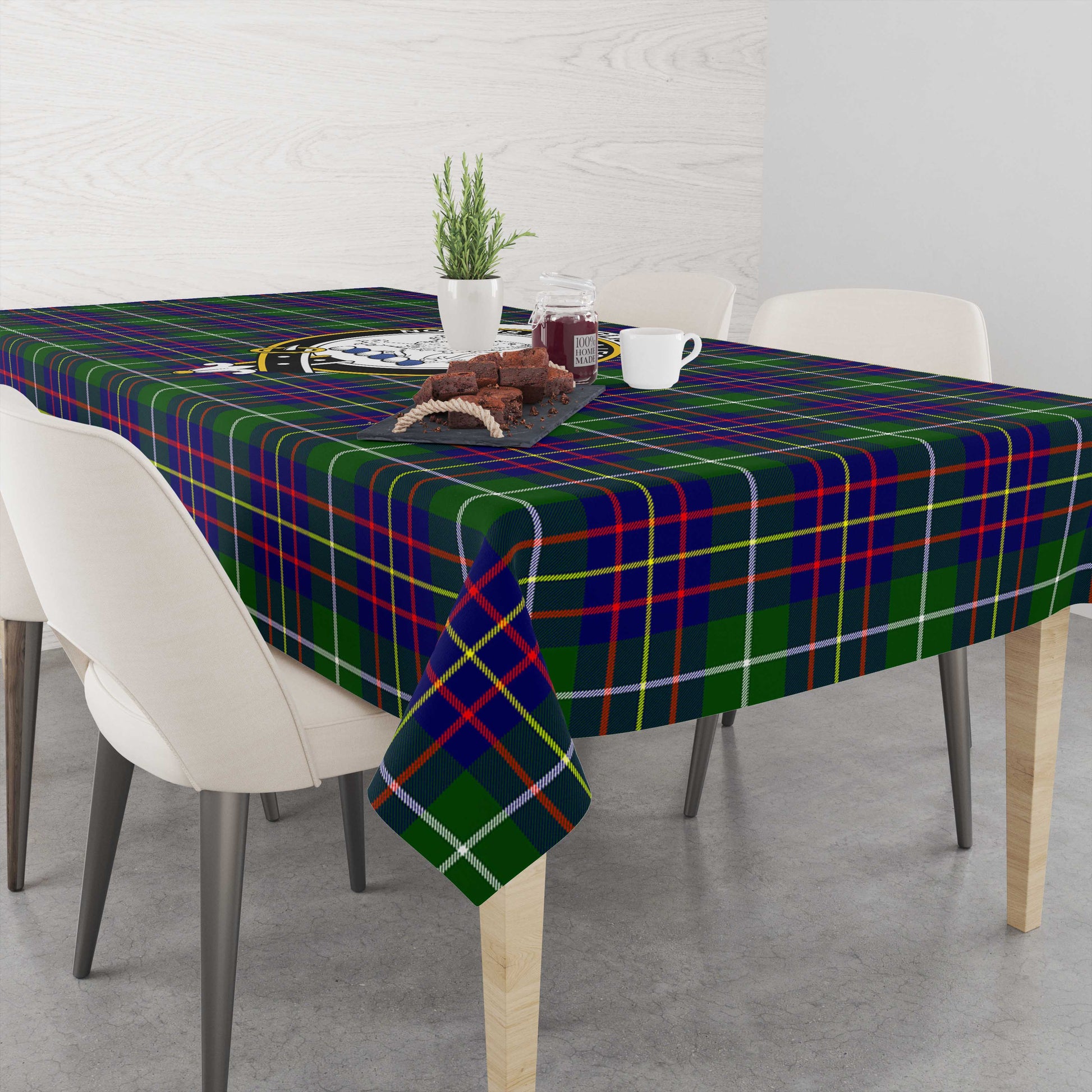 Inglis Tartan Tablecloth with Family Crest M 39.4"x59"(100x150cm) - Tartan Vibes Clothing