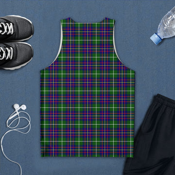 Inglis Tartan Mens Tank Top with Family Crest - Tartan Vibes Clothing