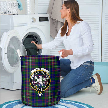 Inglis Tartan Laundry Basket with Family Crest - Tartan Vibes Clothing