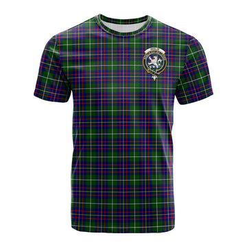 Inglis Tartan T-Shirt with Family Crest