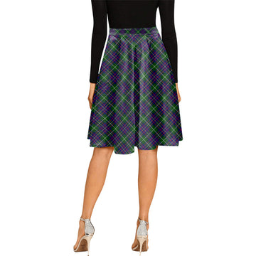 Inglis Modern Tartan Melete Pleated Midi Skirt