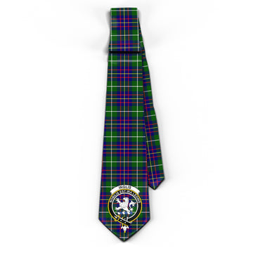 Inglis Tartan Classic Necktie with Family Crest - Tartan Vibes Clothing