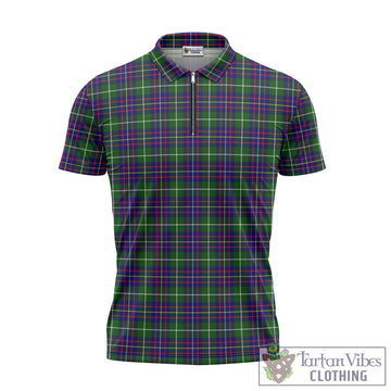 Inglis Tartan Zipper Polo Shirt - Tartan Vibes Clothing