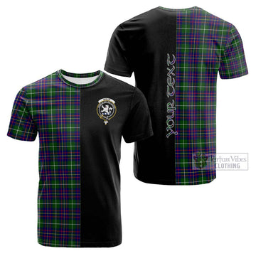 Inglis Tartan Cotton T-shirt with Family Crest and Half Of Me Style