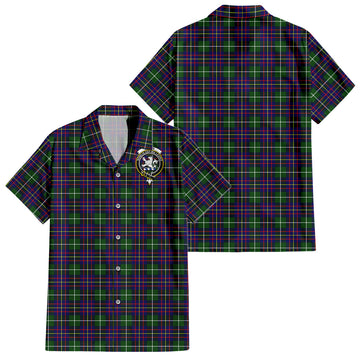 Inglis Tartan Hawaiian Shirt with Family Crest - Tartan Vibes Clothing