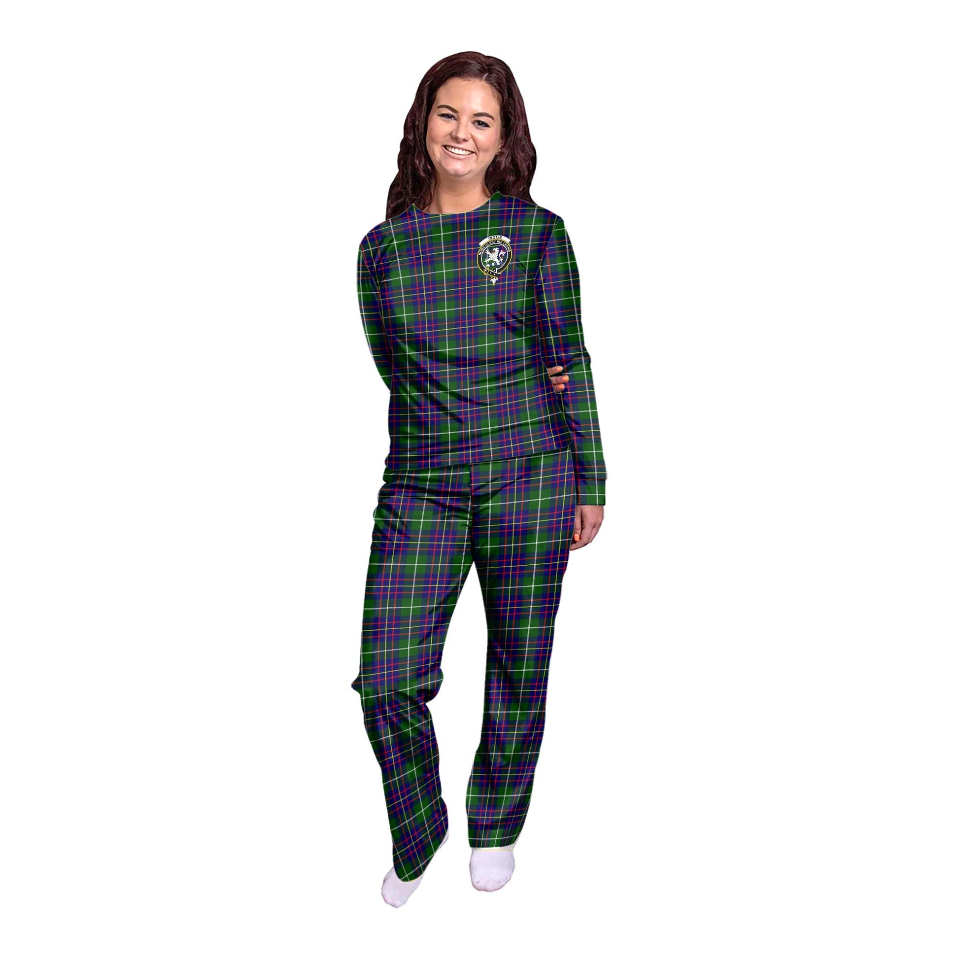 Inglis Tartan Pajamas Family Set with Family Crest - Tartan Vibes Clothing