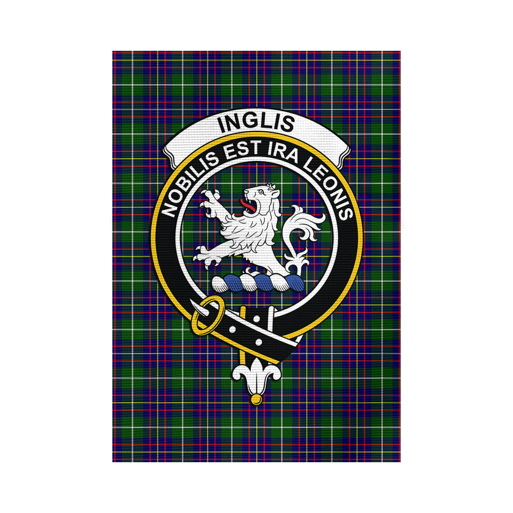 Inglis Tartan Flag with Family Crest - Tartan Vibes Clothing