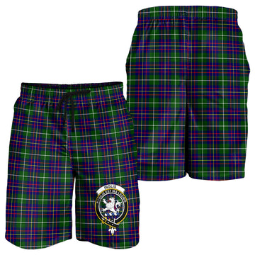 Inglis Tartan Mens Shorts with Family Crest - Tartan Vibes Clothing