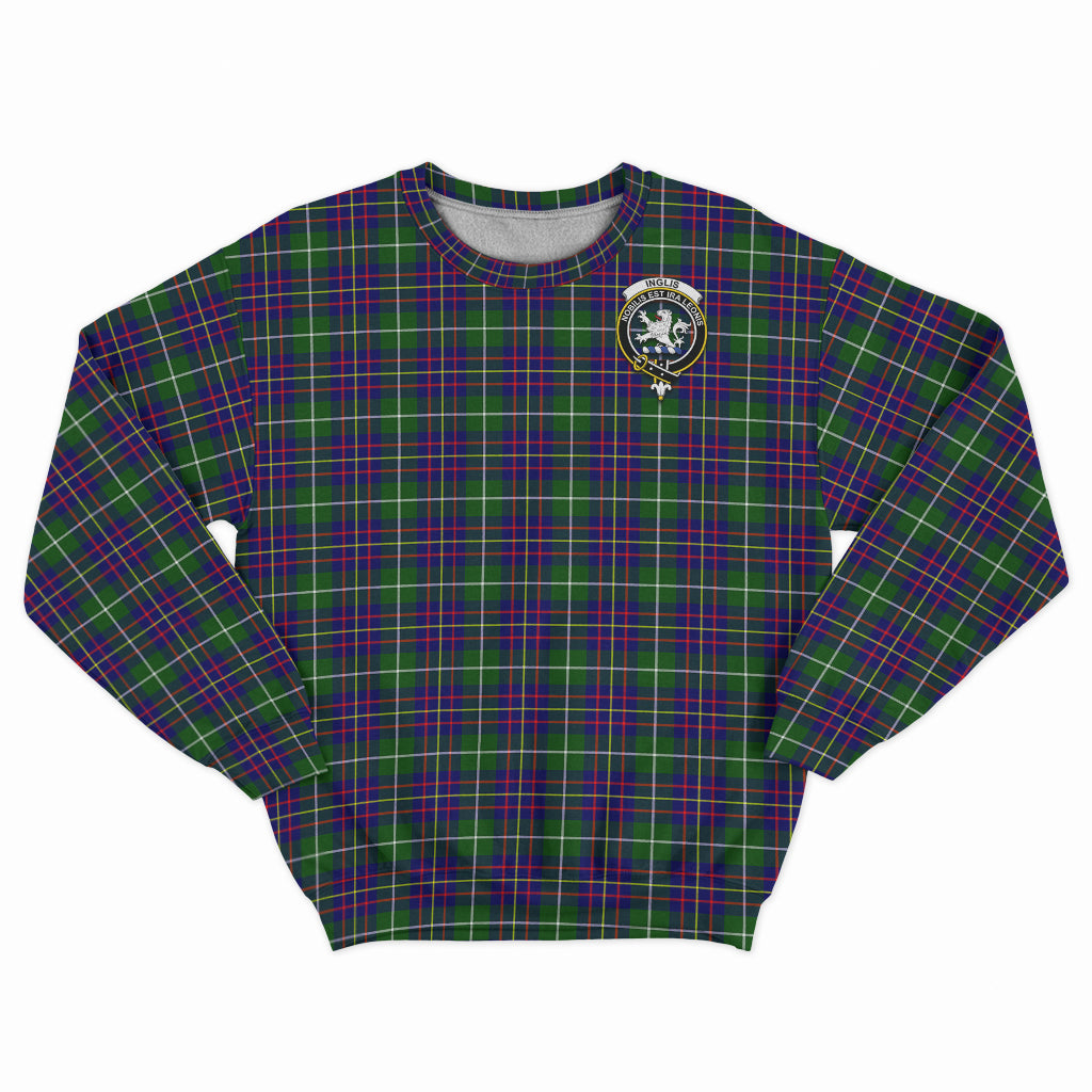 Inglis Tartan Sweatshirt with Family Crest - Tartan Vibes Clothing