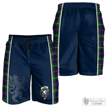 Inglis Tartan Men's Shorts with Family Crest and Lion Rampant Vibes Sport Style - Tartan Vibes Clothing