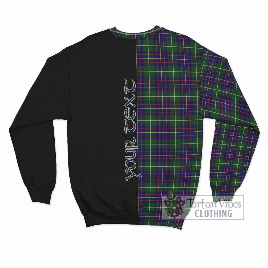 Inglis Tartan Sweatshirt with Family Crest and Half Of Me Style - Tartan Vibes Clothing
