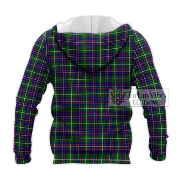 Inglis Tartan Knitted Hoodie with Family Crest DNA In Me Style - Tartan Vibes Clothing