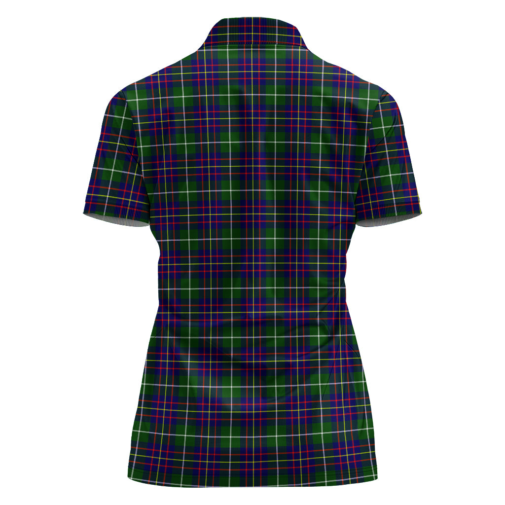inglis-modern-tartan-polo-shirt-with-family-crest-for-women