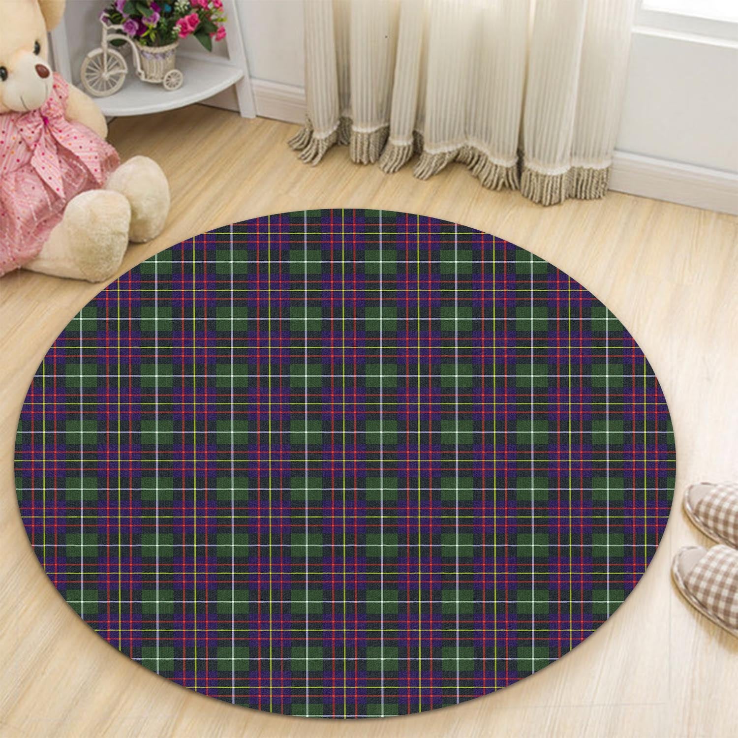 Inglis Tartan Round Rug - Tartan Vibes Clothing