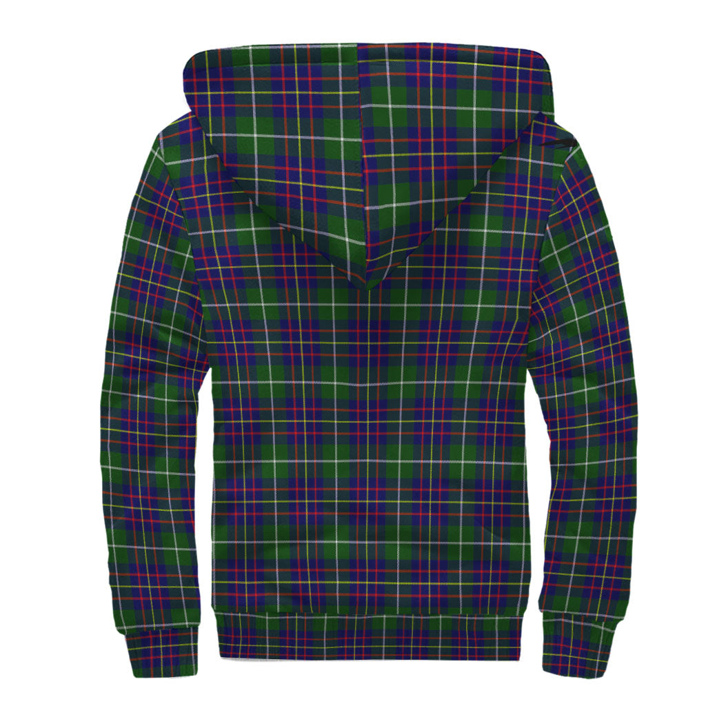 Inglis Tartan Sherpa Hoodie with Family Crest - Tartan Vibes Clothing