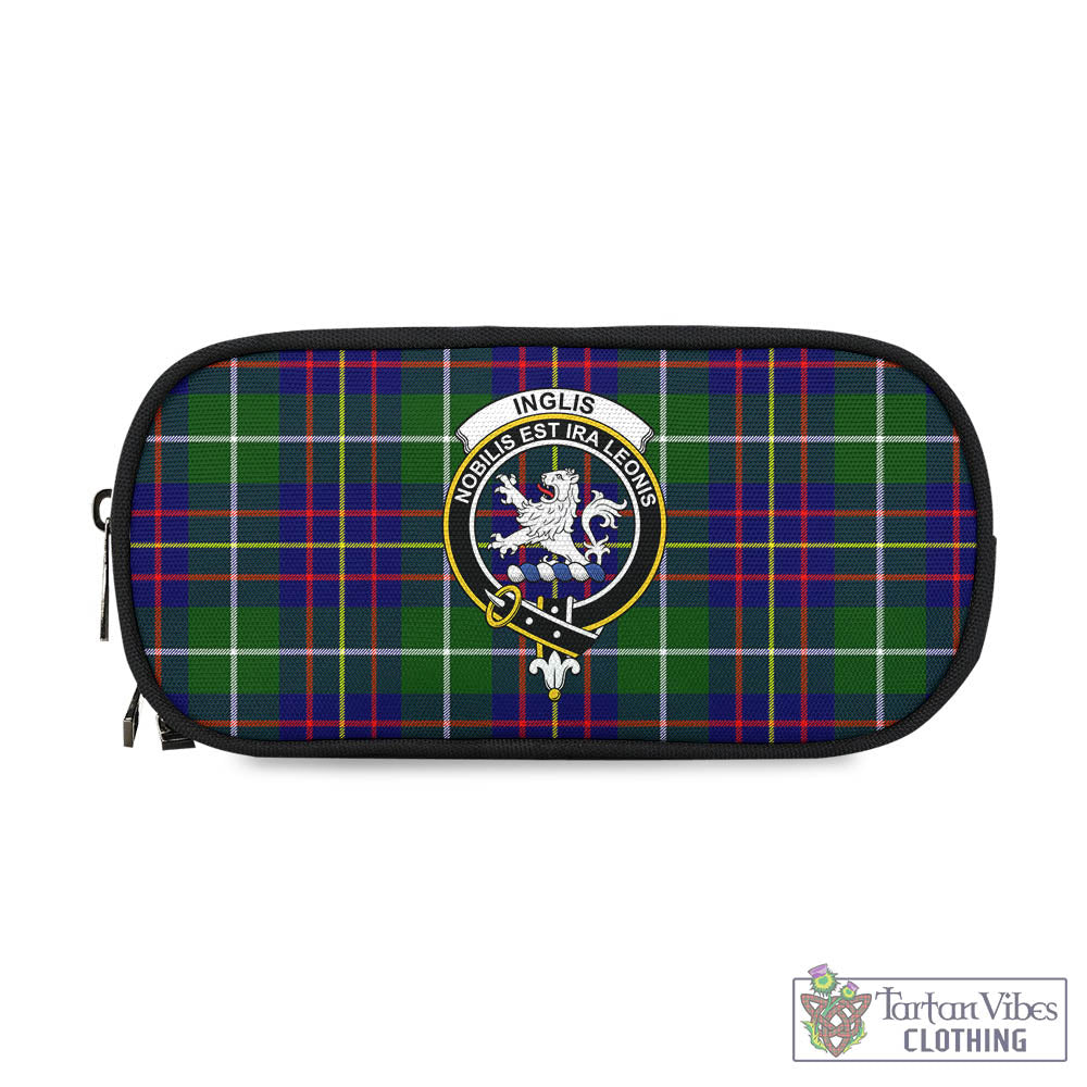 Inglis Tartan Pen and Pencil Case with Family Crest - Tartan Vibes Clothing