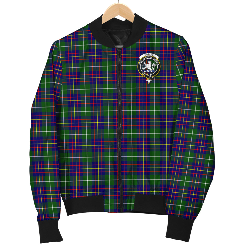 Inglis Tartan Bomber Jacket with Family Crest - Tartan Vibes Clothing