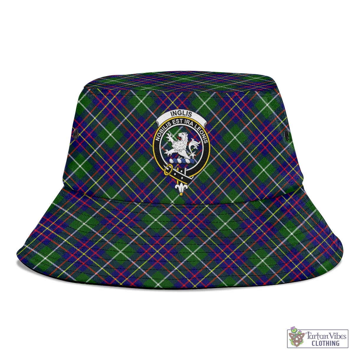 Inglis Tartan Bucket Hat with Family Crest - Tartan Vibes Clothing