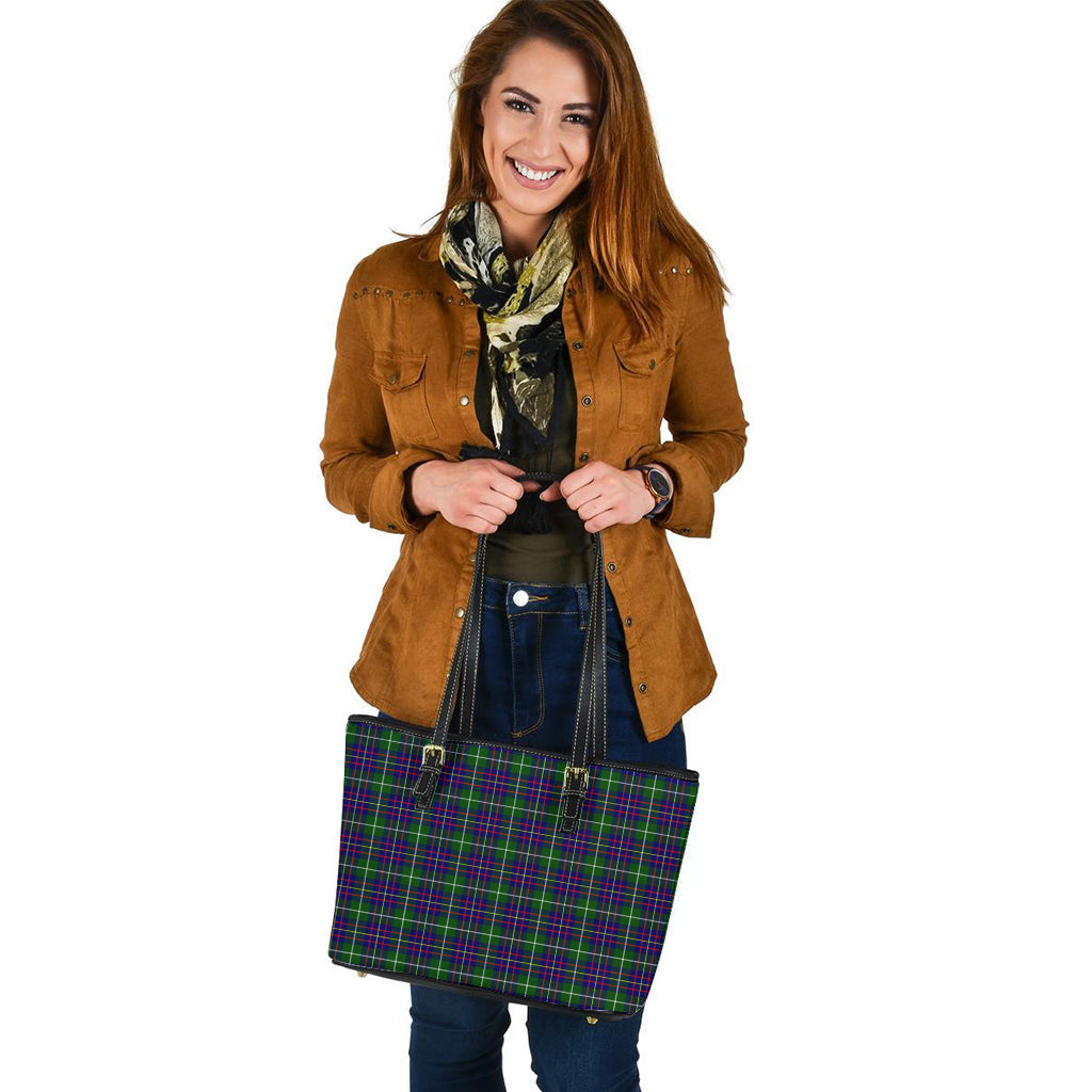 Inglis Tartan Leather Tote Bag - Tartan Vibes Clothing