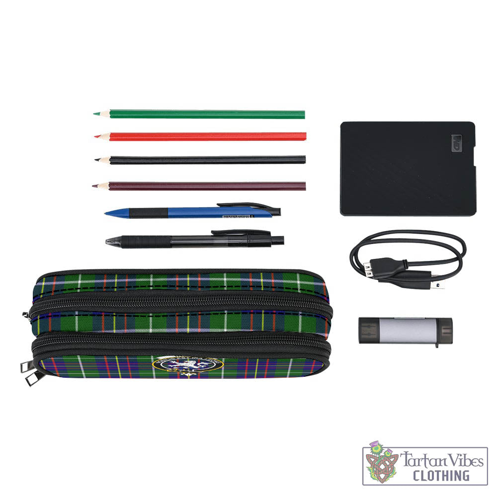 Inglis Tartan Pen and Pencil Case with Family Crest - Tartan Vibes Clothing