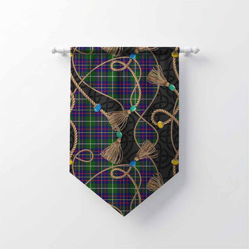 Inglis Scottish Tartan Twisted Ropes Stylized Gonfalon Chevron - Tartan Vibes Clothing