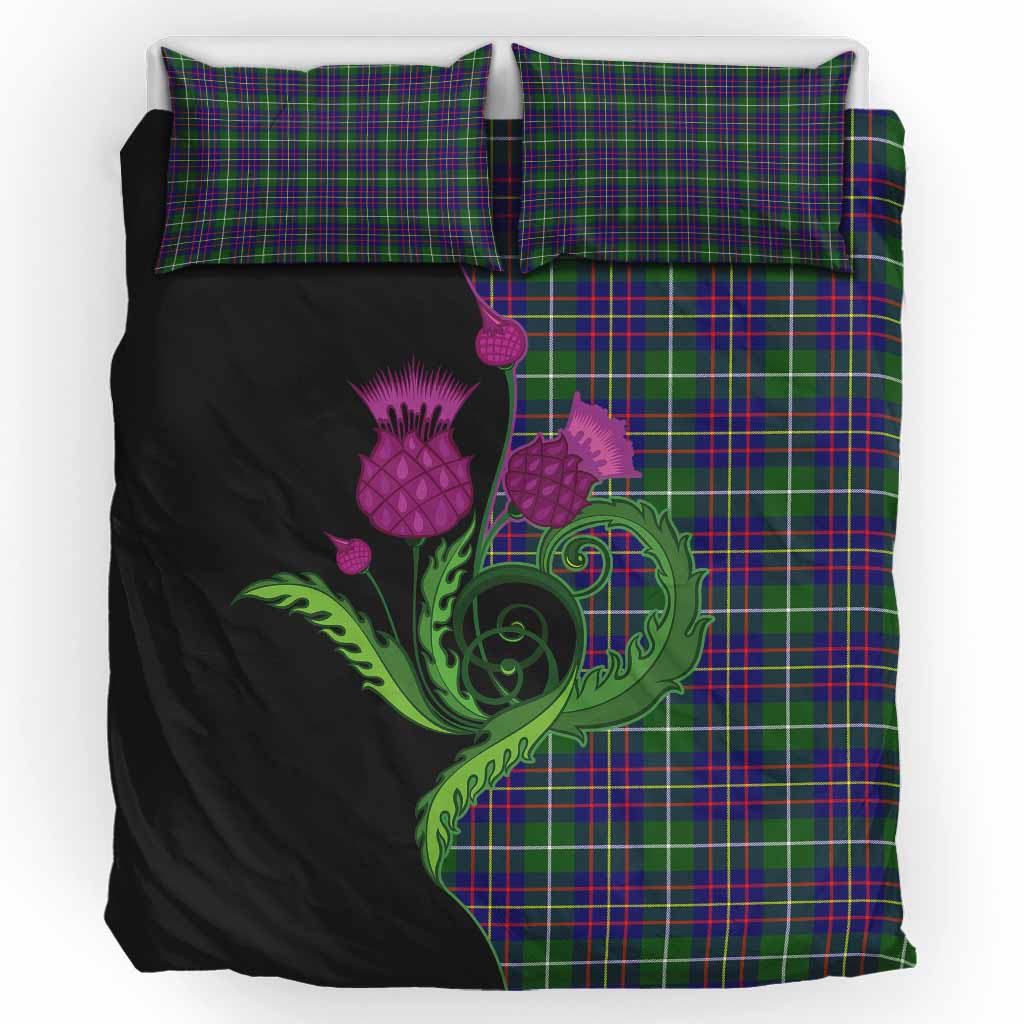 Inglis Tartan Bedding Set Traditional Scottish Thistle UK Bedding Set UK King 91*87 inch - Tartan Vibes Clothing