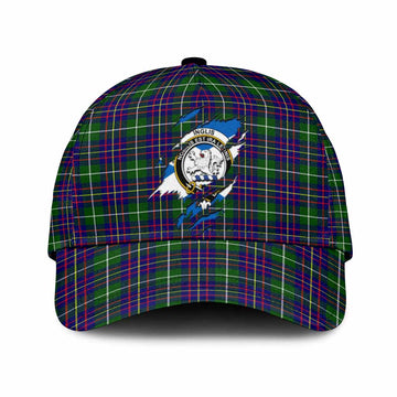 Inglis Tartan Classic Cap with Family Crest In Me Style