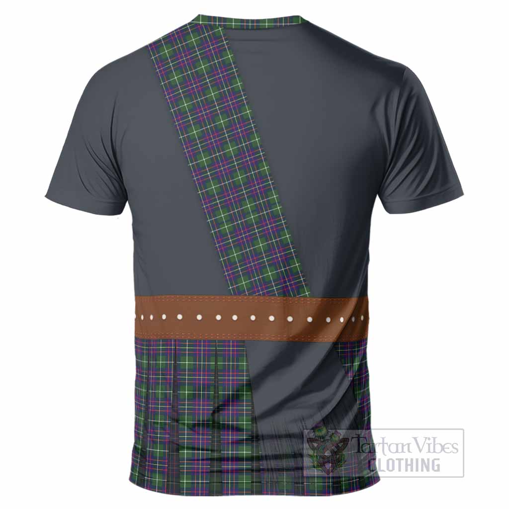 Inglis Tartan Crest T-Shirt Kilt Costume Style