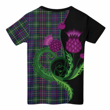 Inglis Tartan Kid T-shirt Traditional Scottish Thistle