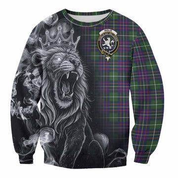 Inglis Tartan Sweatshirt Roaring Lion Heritage