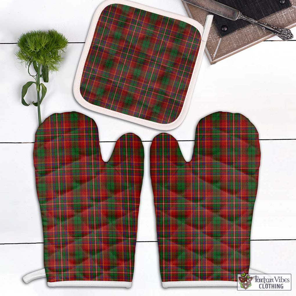 Innes Tartan Combo Oven Mitt & Pot-Holder Combo 1 Oven Mitt & 1 Pot-Holder White - Tartan Vibes Clothing